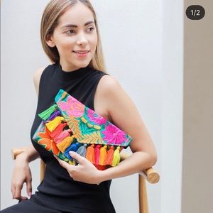 Hand-made clutch/wirstlet 💐